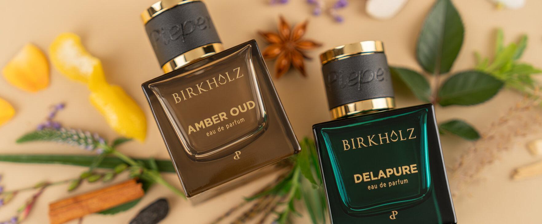 „Amber Oud“ und „Delapure“ - Das neue Duft-Duo von Birkholz und der Parfümerie Pieper + Gewinnspiel
