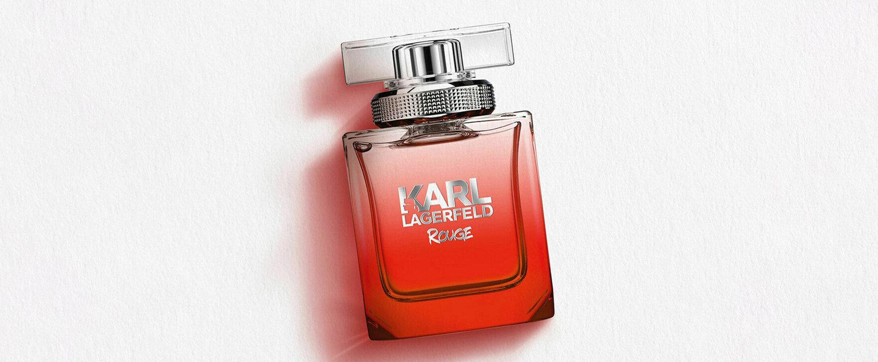 Elegante Kontraste: Das Eau de Parfum „Karl Lagerfeld Rouge“ von Karl Lagerfeld