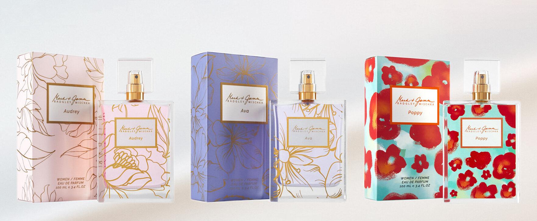 “Audrey, Ava and Poppy” - New Feminine Trio Fragrance Collection by Badgley Mischka