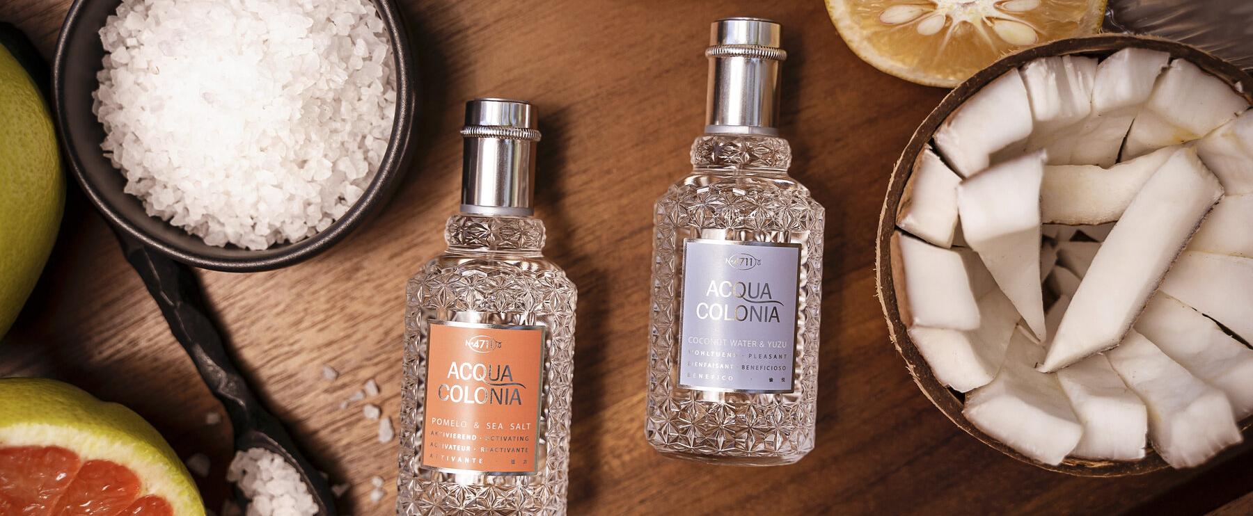 "Pomelo & Sea Salt" and "Coconut Water & Yuzu" - 4711 introduces limited summer fragrances