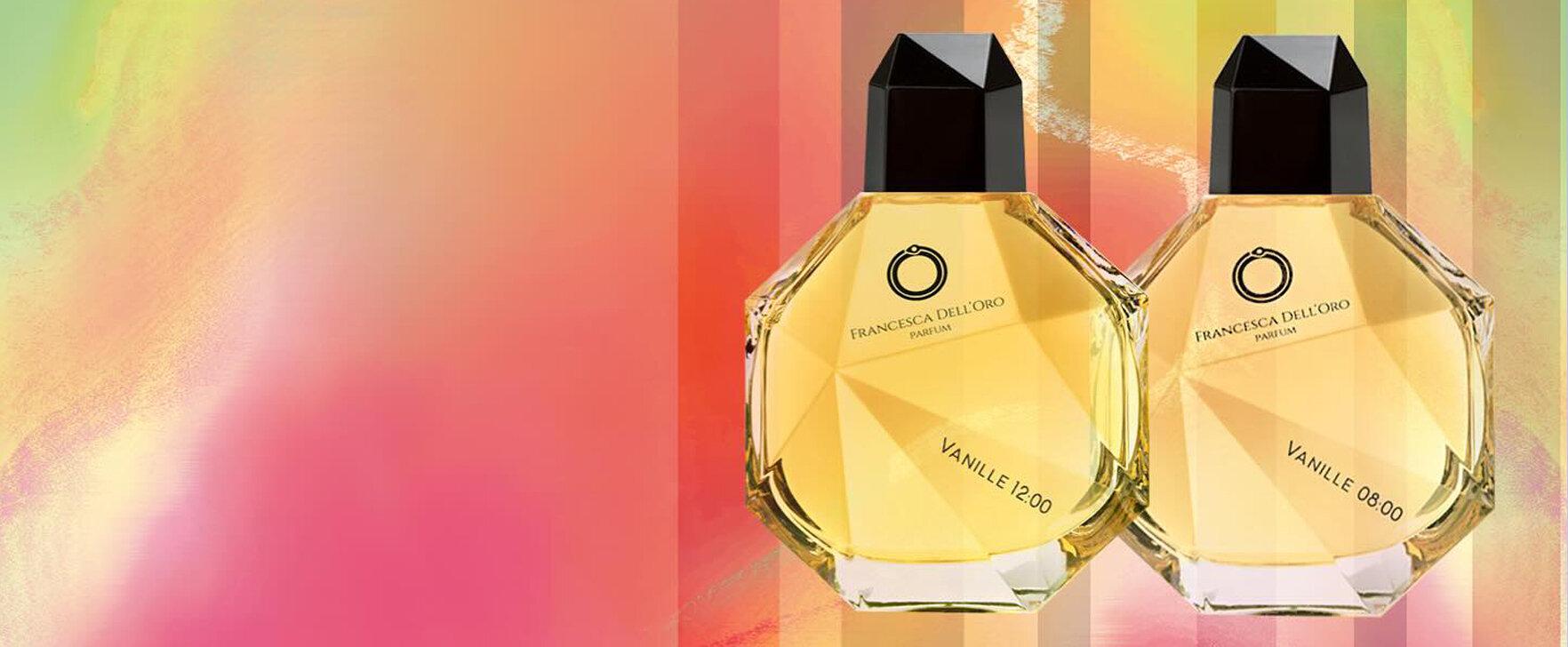 All-Day Vanilla: The new fragrances "Vanilla 08:00" and "Vanilla 12:00" by Francesca Dell'Oro