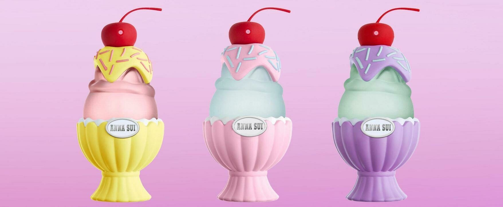 A Playful Ode to Ice Cream: The New "Sundae" Fragrance Range by Anna Sui
