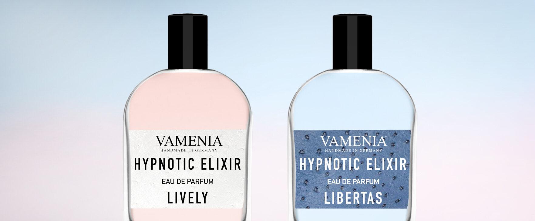 Duftdebüt: Die neue Parfumlinie „Hypnotic Elixir“ von Vamenia