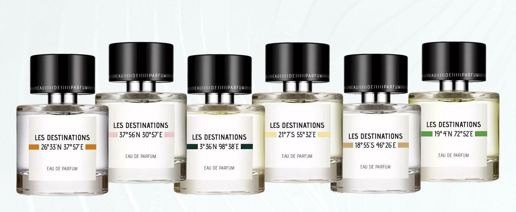 A Fragrance Journey Around the World: Les Destinations Presents Six New Unisex Fragrances