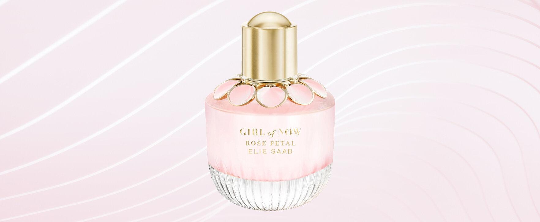 Rosy Elegance: The New Eau de Parfum Girl of Now Rose Petal by Elie Saab
