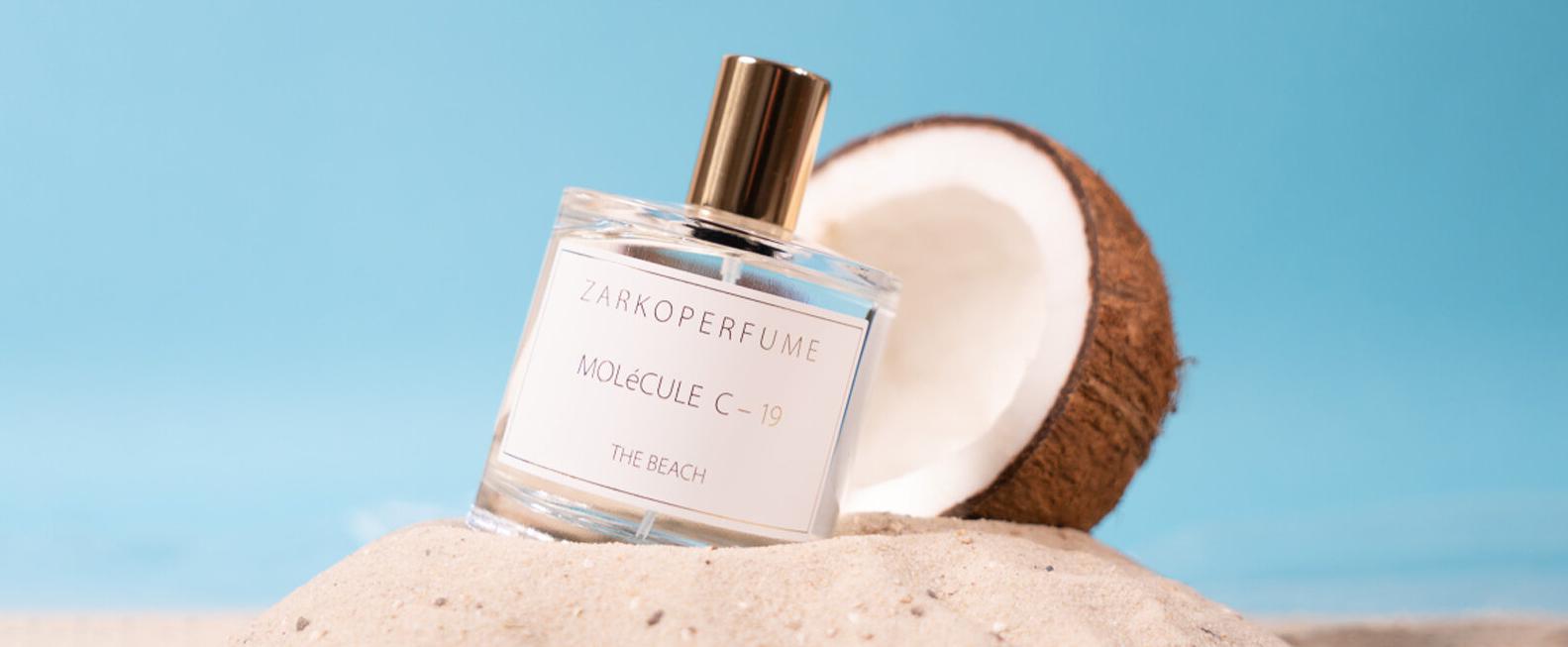 „Molécule C-19 - The Beach“ – Zarkoperfume’s neuer gourmandig-holziger Molekülduft