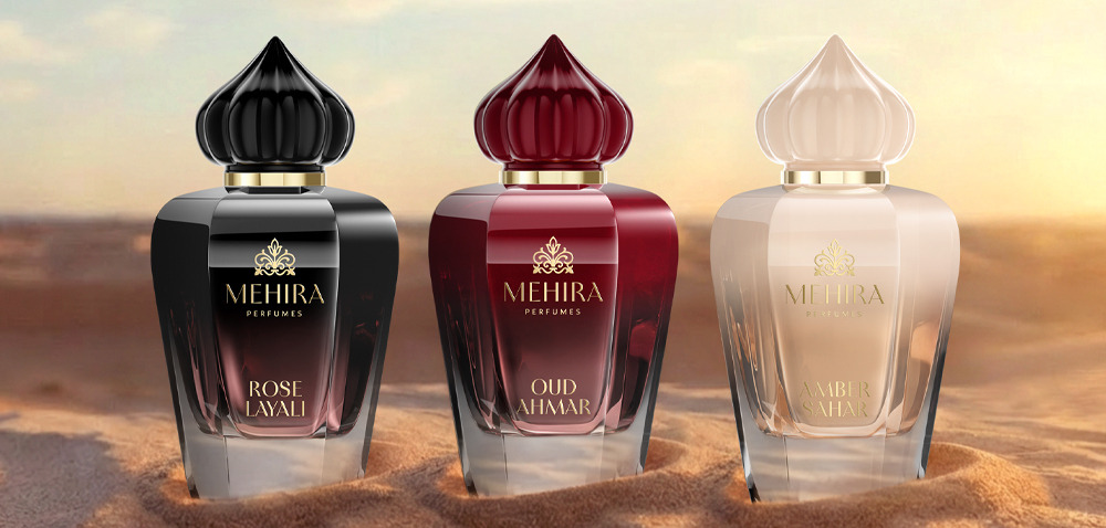 Amber, Oud und Rose: Mehiras erstes Dufttrio + Gewinnspiel