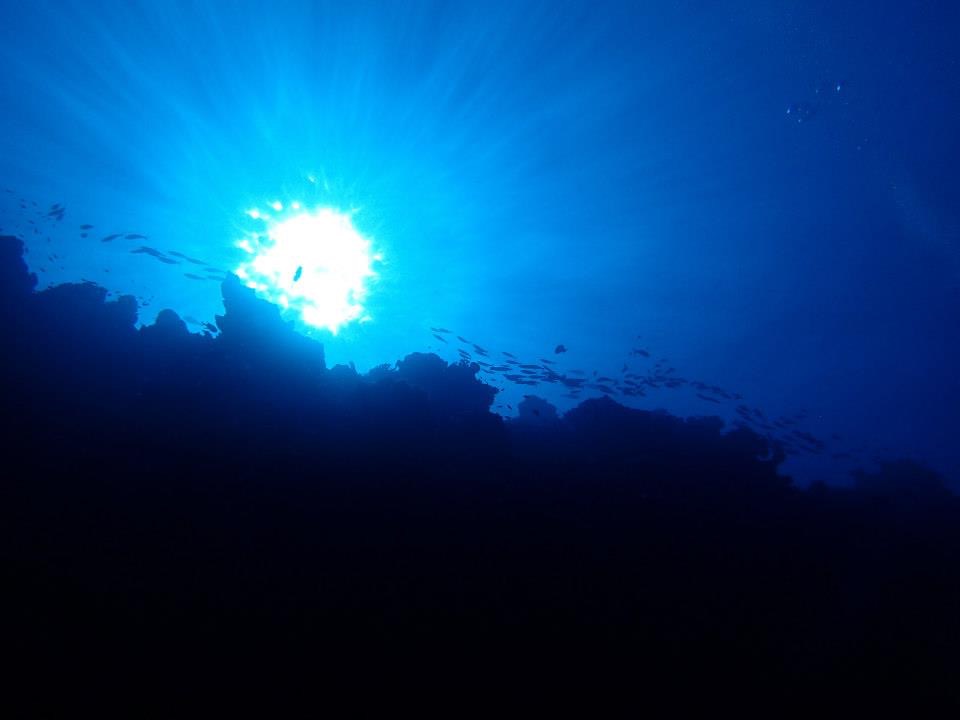 Underwater Sunset