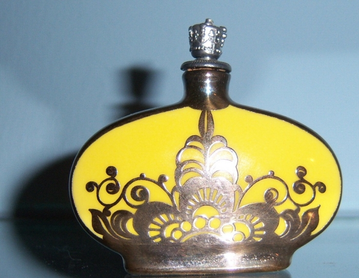Crown Perfumery 1920, Sterling Silber + Porzellan