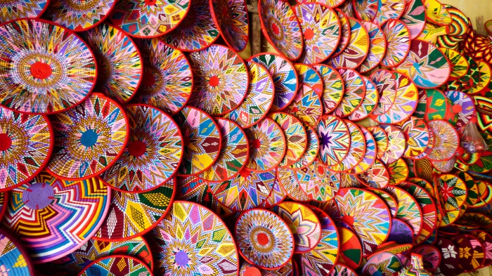 Beautiful Handicrafts in a shop in Axum, Ethiopia