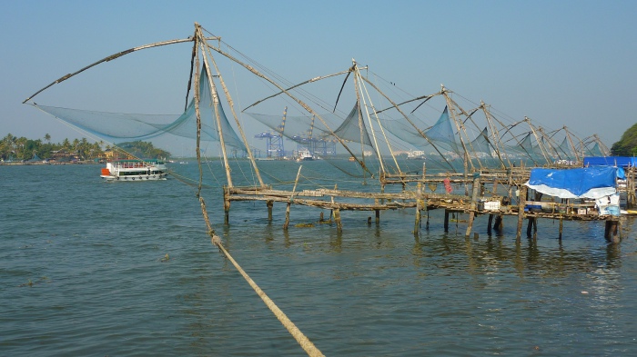 Chinese Fishernets in Kochi - Kerala (India)
