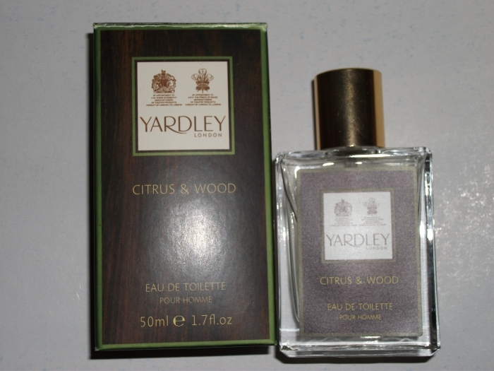 Smells really good for a fair price. Vetiver, birch, lime, spices, cedar, oakmoss, amber. Yardley Citrus and Wood.
