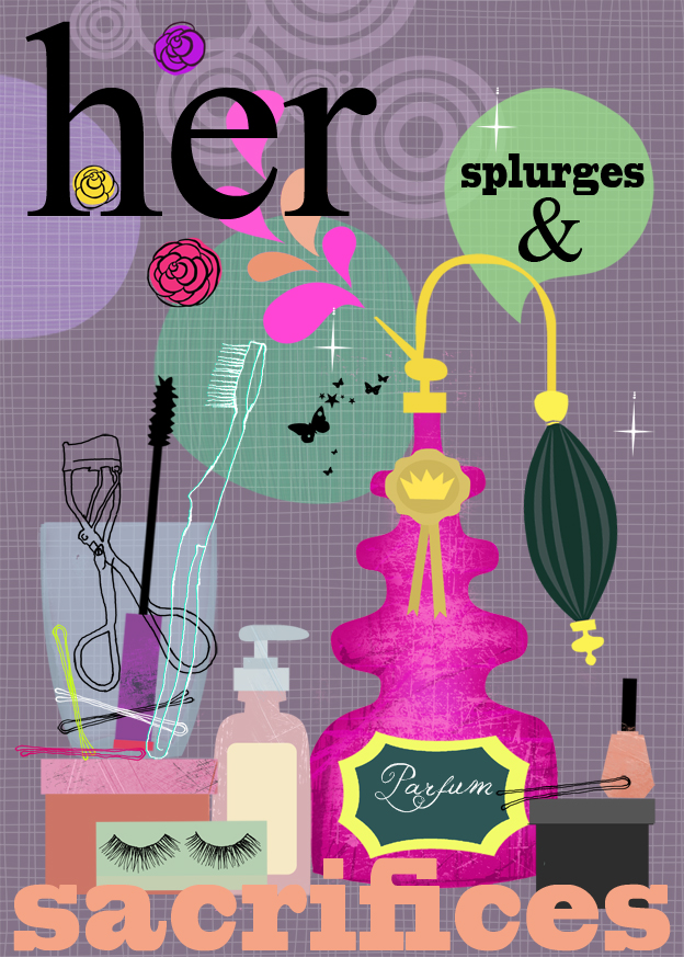 meine Parfum Illustration für ein amerikanisches Magazin (Cover)erschienen in den USA,  August 2012