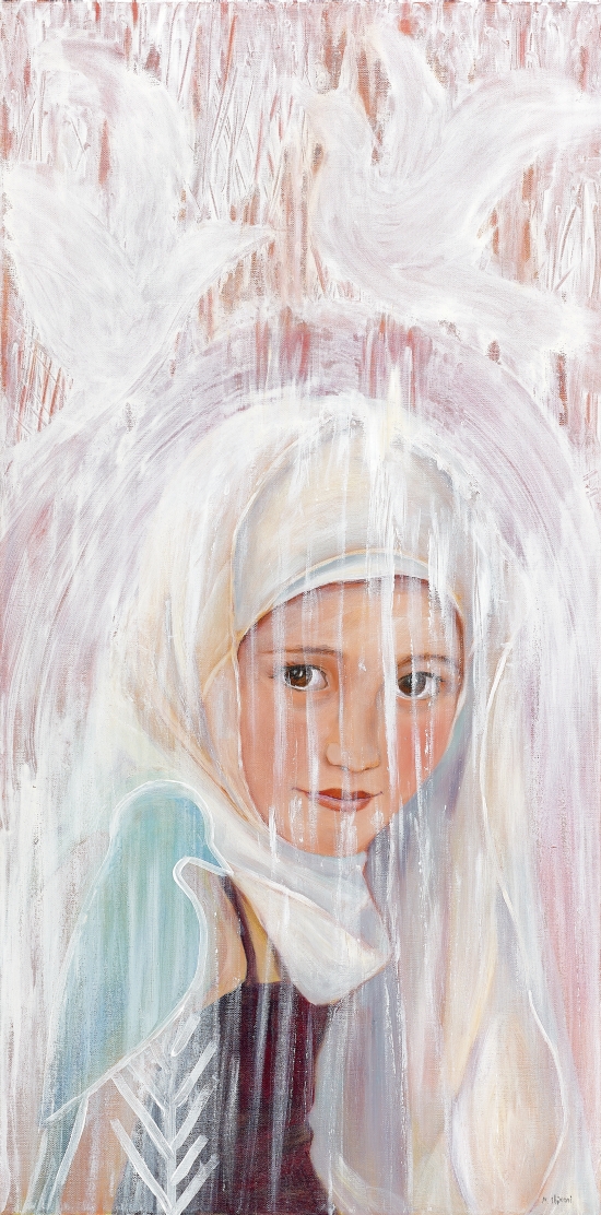 My painting `Rain of peace` 50x100cm. Aceylic on canvas     www.shimoni-m.com