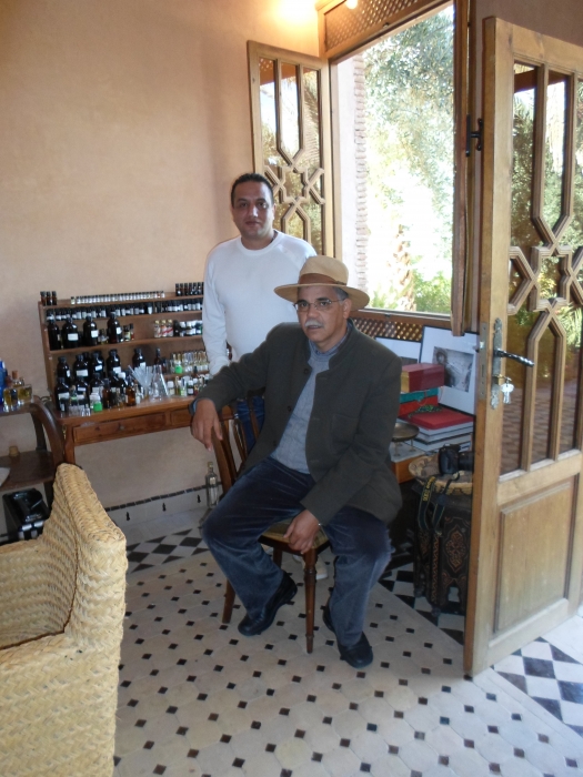 unser Mann in Marrakesch mit dem Meister