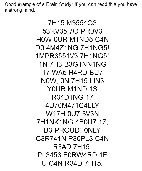 Can you read this text?