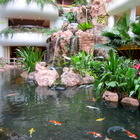 Garten des Hotels Shang...