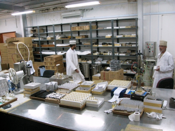 AMOUAGE - die Fabrik im Oman - Febr.2012