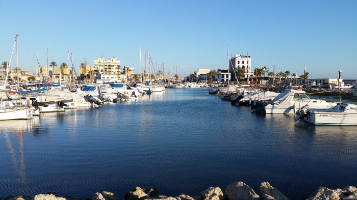 Ein kleiner Hafen in Palma...kurz vor Portixol