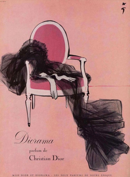 Diorama vintage ad