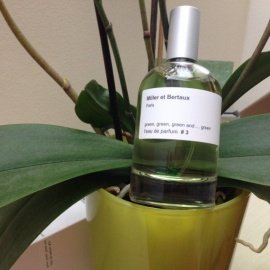 l'eau de parfum #3 green, green, green and... green - Miller et Bertaux
